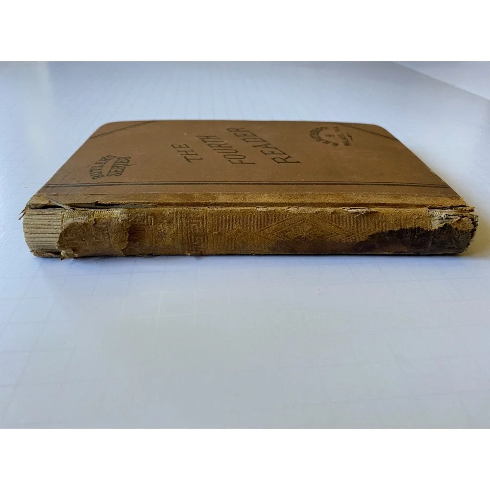 Antique Butler's Series The Fourth Reader 1883 E.H.‎ Butler & Co Philadelphia